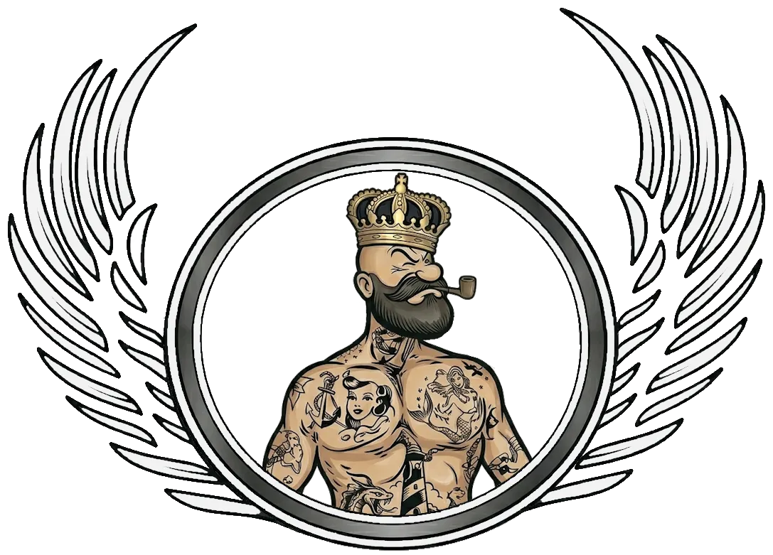 Popeye's barbers logo
