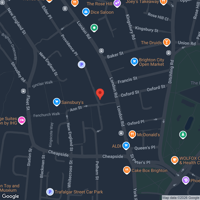 Map of RVJ7+78 Brighton