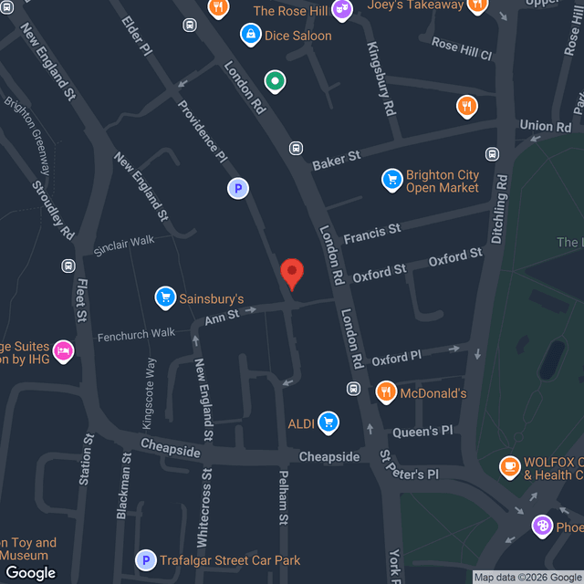 Map of RVJ7+78 Brighton